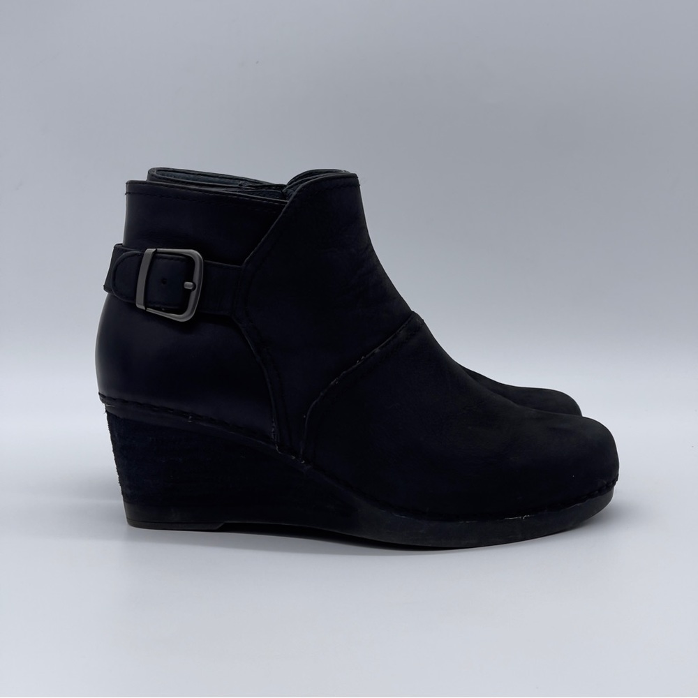 Dansko Black Wedge Shoes